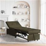 vidaXL Slaapbank Leger groen 67 x 194 x 38 cm Faux suede leer