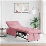 vidaXL Slaapbank Roze 67 x 194 x 38 cm Fluweel