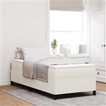 vidaXL Bedframe Crème 100 x 200 cm Katoenen stof