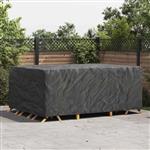 vidaXL Hoes voor tuinmeubelen Zwart 280 x 204 x 106 cm 420D