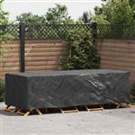 vidaXL Hoes voor tuinmeubelen Zwart 270 x 110 x 70 cm 600D