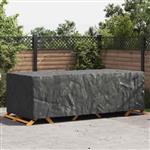 vidaXL Hoes voor tuinmeubelen Zwart 300 x 110 x 70 cm 600D