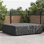 vidaXL Hoes voor tuinmeubelen Zwart 260 x 260 x 90 cm 600D