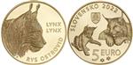 Slowakije 5 Euro 2022 'Lynx'