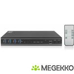 ACT 2-Poorts Dual HDMI 4K@60Hz KVM switch. USB 3.2 Gen1 (USB 3.0)