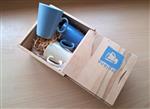 Vintage Kistje met 3 Just Mugs Mokken - Mylene