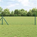 vidaXL Hexagon Hek Groen 0.8 x 10 m Staal