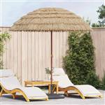 vidaXL Strandparasol Naturel 255 x 255 x 255 cm Polyester en staal