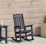 vidaXL Tuin Schommelstoel Marineblauw 70 x 92 x 108cm HDPE