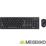 Trust Ody V2 Draadloos Toetsenbord en Muis Zwart