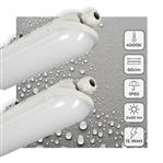 LED TL Armatuur 2400 Lumen - 15W - Koelwit - IP65 Waterdicht - 60cm - 2 stuks