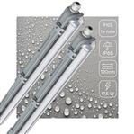 LED TL-Armatuur IP65 1800 Lumen - 17.5W - 4000K Koelwit - 120cm - Waterdicht - 2 Stuks