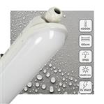 LED TL Armatuur 60cm 2400 lumen - 15W - Koelwit 4000K - IP65 Waterdicht - 160lm/W