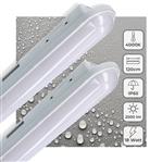 LED TL Armatuur 2500 lumen - 18W - Koelwit 4000K - IP65 Waterdicht - 120cm - 2 stuks