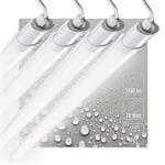 LED TL-armatuur 1900 lumen - 18W - Koelwit 4000K - IP65 Waterdicht - IK08 Slagvast - 120cm - 4 stuks