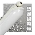 LED TL armatuur 150cm compleet - 6400 lumen - 40W - IP65 waterdicht - IK08 schokbestendig - inclusie