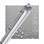 LED Vochtbestendig armatuur 60cm Dubbel - 2220 lumen - 12W - Koelwit 4000K - IP65 - IK08 - Inclusief