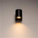 LED's Light LED Wandlamp buiten met GU10 fitting - Rond - Model San Marino - IP44 - Zwart
