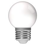 LED buitenlamp E27 warmwit 2700K - 1W 40 lumen - G45 IP44 spatwaterdicht - mat opaal