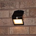 LED's Light Solar LED Buitenlamp met Bewegingssensor 220 - 3 lichtstanden - Automatisch aan/uit - Zw