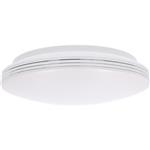 LED Plafondlamp rond 35 cm met ringen - Universeel - Spatwaterdicht - Warm wit licht