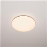 LED Plafondlamp 850 lumen - 12W - Warmwit 3000K - IP44 Spatwaterdicht - Ø27cm - Wit