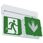 LED's Light - Noodverlichting - Nooduitgang bord met verlichting op accu - Draadloos en oplaadbaar -