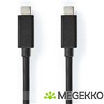 Nedis USB 3.2 Gen 2x2 20Gbps 100W USB Type-C 1m Zwart