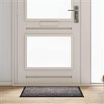 vidaXL Deurmat Lichtgrijs 60 x 40 x 1.2 cm Teddy Stof