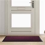 vidaXL Deurmat Bordeauxrood 60 x 40 x 1.2 cm Teddy Stof