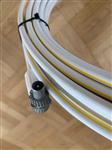 2 COAX TV antenne kabels 2x20M