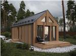 Frame Panel Modular House with 38 m² Terrace 