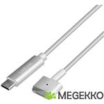 LogiLink PA0226 USB-kabel 1,8 m USB C Zilver