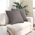 vidaXL Sofa Kussens 2 stuks Taupe 60 x 60 cm Stof