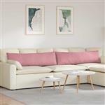 vidaXL Sofa Kussens 2 stuks Roze 145 x 40 cm Cordstof