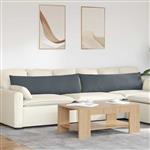 vidaXL Sofa Kussens 2 stuks Donkergrijs 145 x 40 cm Cordstof