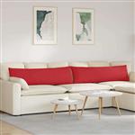 vidaXL Sofa Kussens 2 stuks Rood 145 x 40 cm Stof