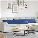 vidaXL Sofa Kussens 2 stuks Politieblauw 200 x 40 cm Cordstof
