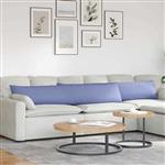 vidaXL Sofa Kussens 2 stuks Blauw 200 x 40 cm Stof