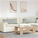 vidaXL Sofa Kussens 2 stuks Lichtgrijs 120 x 40 cm Cordstof