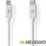 Lightning Kabel | USB 2.0 | Apple Lightning 8-Pins | USB-C© Male | 480 Mbps | Vernikkeld | 2.00 m