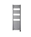 Electrische Wifi Radiator Sanicare HPW Carini 172x45 cm Gunmetal Met Thermostaat Zwart Rechtsonder