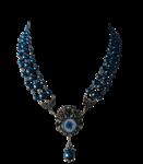 Donkerblauwe Ketting Edelsteen