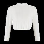 Oktoberfest Blouse Wit Dames Kraagje