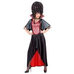 Halloween Jurk Zwart Rood Dames Vampier 2 delig