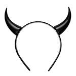 Halloween Haarband Zwart Duivel Plastic