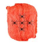 Halloween Spinnenweb Oranje Met Spinnen