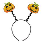 Halloween Haarband Groen Oranje Pompoenen