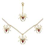 Halloween Accessoireset Spinnen 2 delig