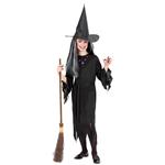 Halloween Kostuum Zwart Meisje Heks